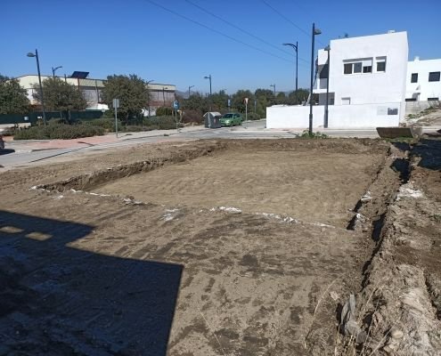 Excavación en Cullar Vega para una casa