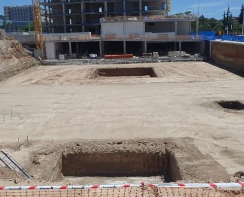 Excavación losa en Urbanizacion Albayda, Residencial Noga