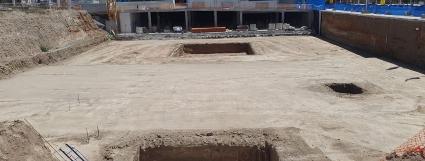 Excavación losa en Urbanizacion Albayda, Residencial Noga